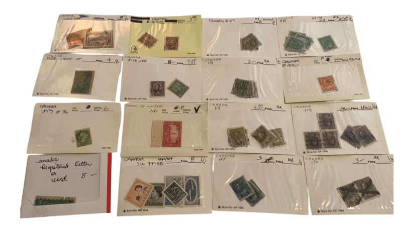 Photo 1 of CANADA POSTAGE STAMPS