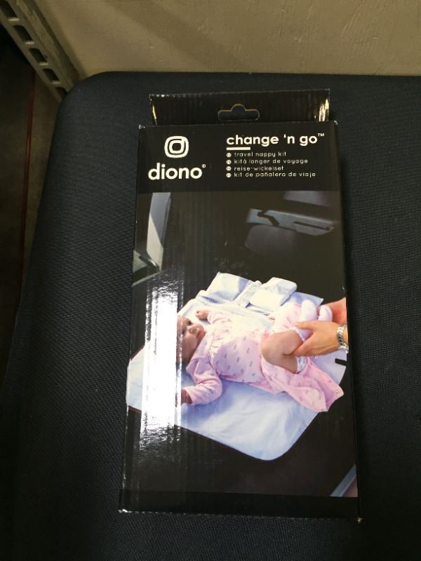 Photo 2 of Diono Change 'n Go Travel Changing Bag, Black
