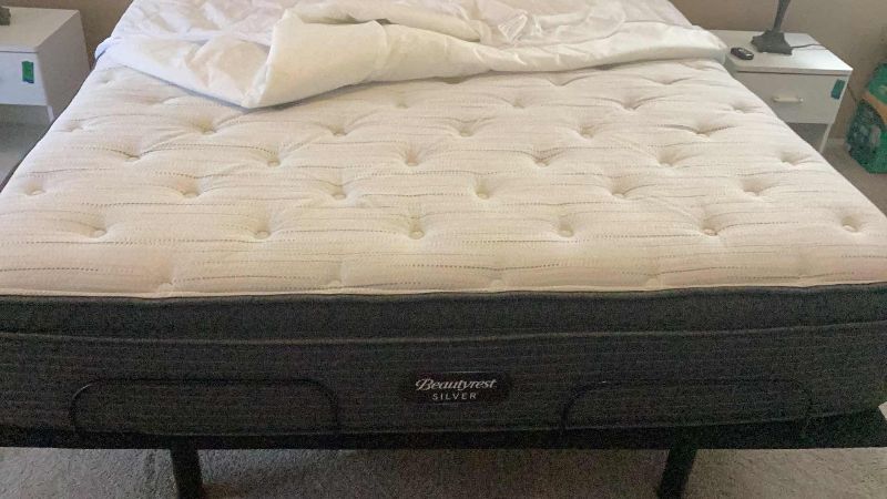 Photo 1 of BEAUTYREST BRAMPTON PLUSH SILVER PILLOW TOP MATTRESS KING SIZE. BED FRAME NOT INCLUDED.
