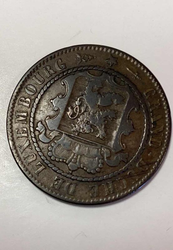 Photo 1 of 1924 LUXEMBOURG 10 CENTIMES COIN