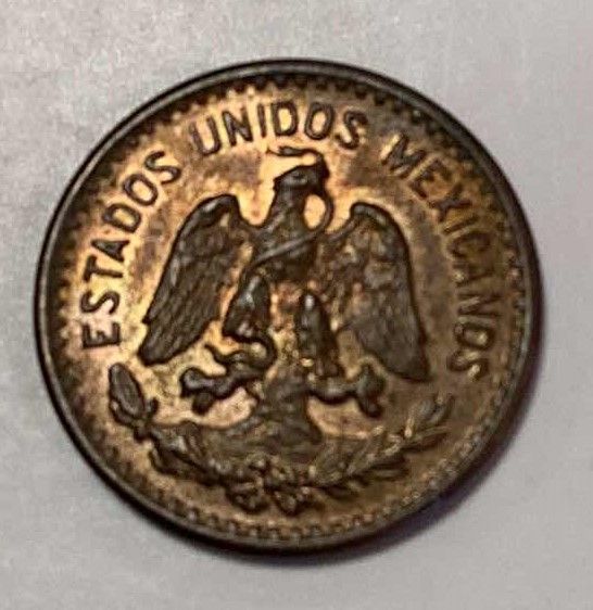Photo 1 of 1942 MEXICO 1 CENTAVO COIN