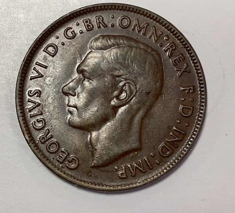 Photo 2 of 1939 AUSTRALIA PENNY COIN