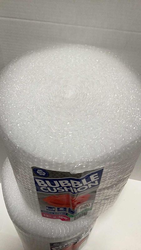 Photo 2 of 2 X BUBBLE CUSHION 12” X 100 FEET, 3/16 BUBBLE, PERFORATED EVERY 12” 