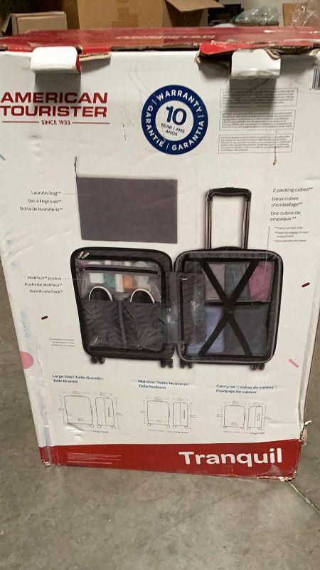 Photo 4 of 3 PIECE AMERICAN TOURISTER BY SAMSONITE TRANQUIL new in box