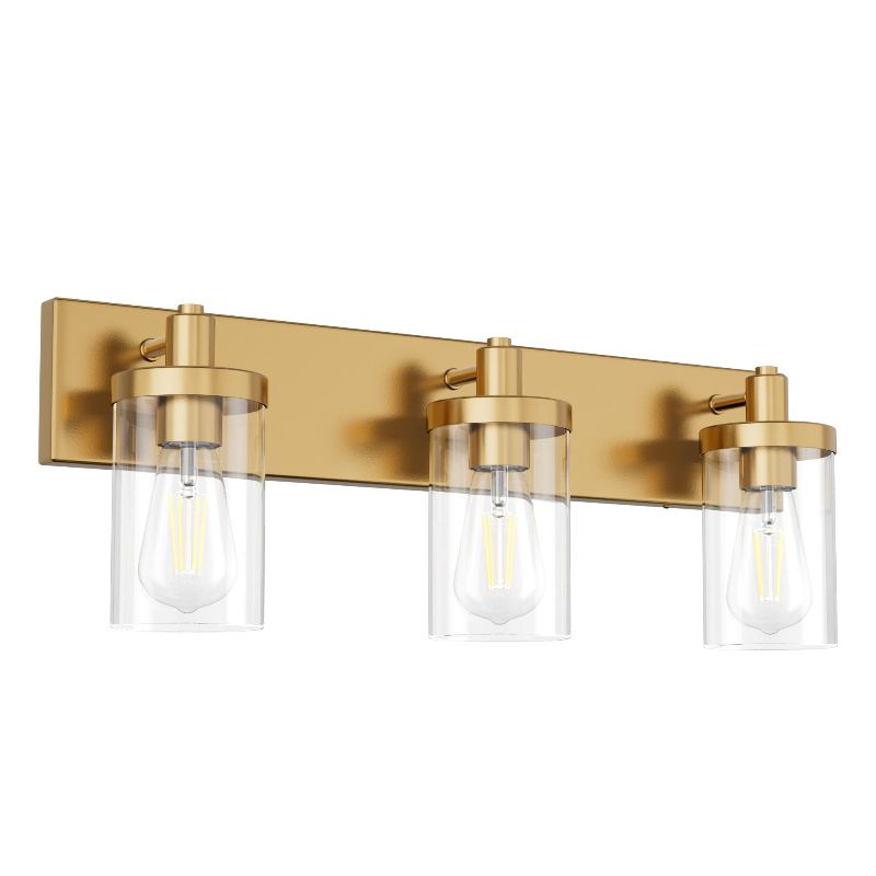 Photo 1 of Aipsun Aipsun Gold Vanity Light 3 Lights Bathroom Vanity Lighting Fixtures