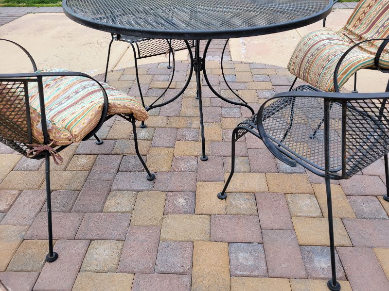 Photo 2 of METAL BACKYARD PATIO SET