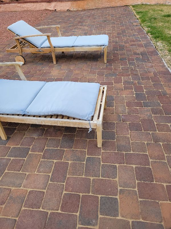 Photo 4 of PAIR OF WOODEN RECLINING LAWN CHAIRS