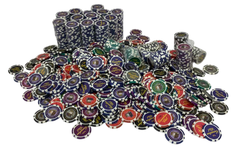 Photo 1 of CANADIAN CLUB POKER CHIPS