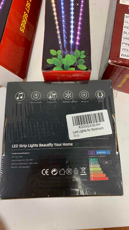 Photo 1 of METER SHOWER LIGHTS A LED STRIP LIGHT SET