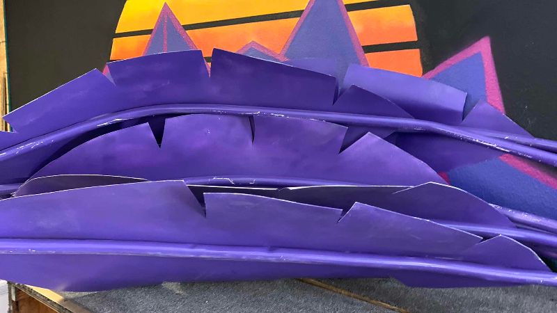 Photo 1 of 7 VINYL PALM FRONDS 9’ LONG