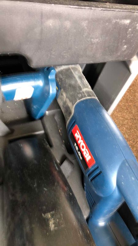 Photo 1 of RYOBI CORDLESS 6 PACK TOOL CUBE POWER TOOL CART WITH TOOLS NO BATTERIES