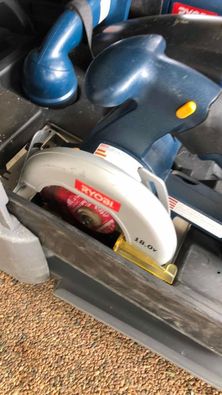 Photo 1 of RYOBI CORDLESS 6 PACK TOOL CUBE POWER TOOL CART WITH TOOLS NO BATTERIES