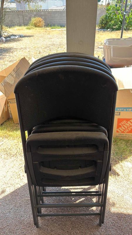 Photo 1 of 5 HEAVY DUTY LIFETIME BRAND CHAIRS