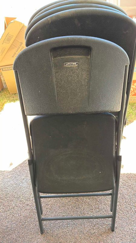 Photo 1 of 5 HEAVY DUTY LIFETIME BRAND CHAIRS