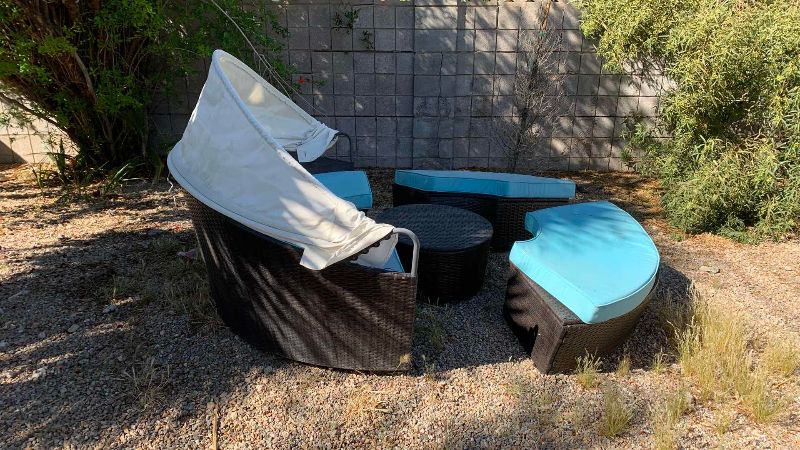 Photo 1 of MODWAY CONVENE CANOPY OUTDOOR PATIO DAYBED