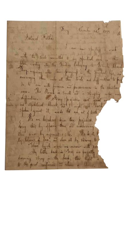 Photo 1 of ANTIQUE PERSONAL LETTER, 1833