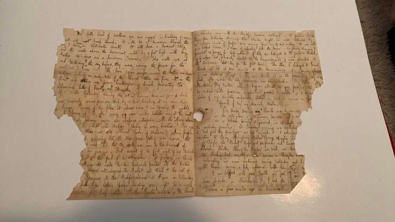 Photo 1 of ANTIQUE PERSONAL LETTER, 1833