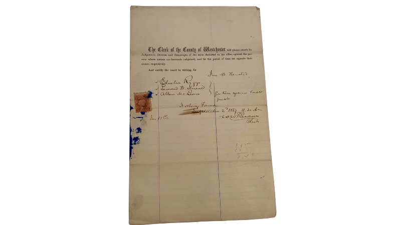 Photo 1 of ANTIQUE DOCUMENTS SEARCH 1867