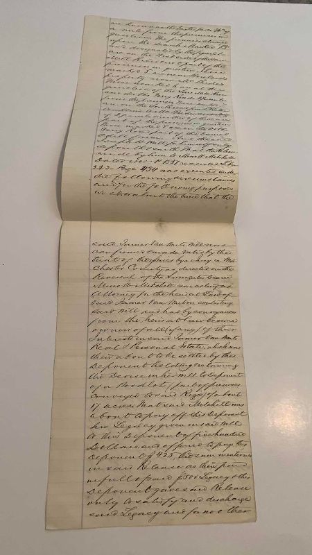 Photo 1 of ANTIQUE PERSONAL LETTER, 1829