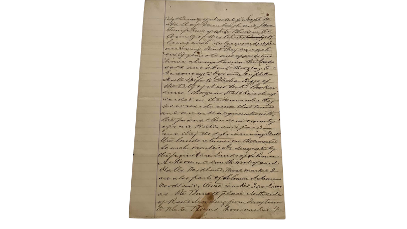 Photo 1 of ANTIQUE PERSONAL LETTER, 1829