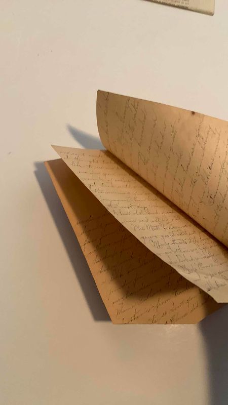 Photo 1 of ANTIQUE PERSONAL LETTER 1890
