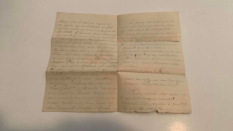 Photo 1 of ANTIQUE PERSONAL LETTER, 1880
