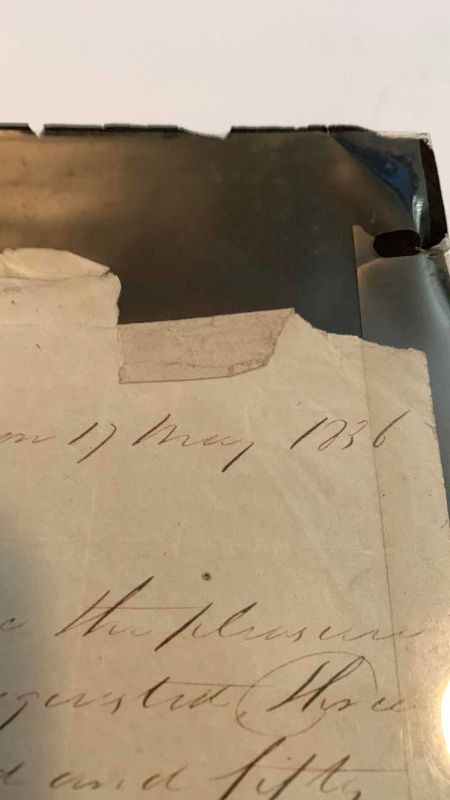 Photo 1 of ANTIQUE LETTER 1836