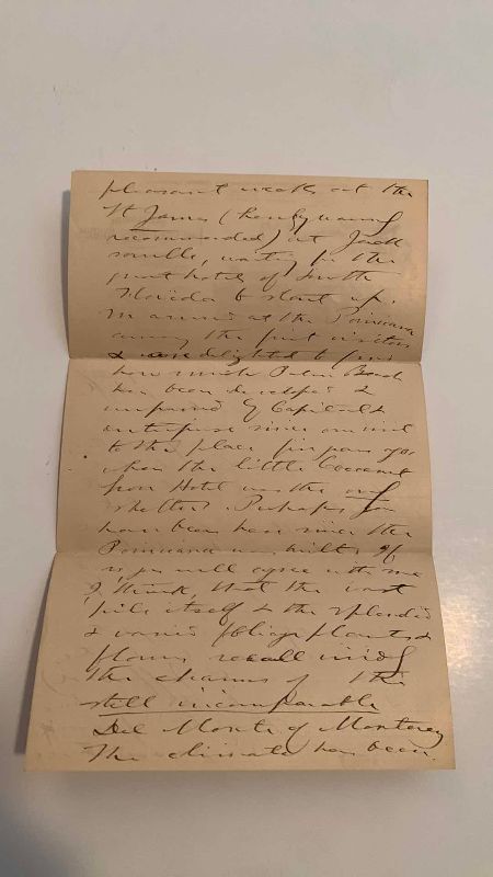 Photo 1 of ANTIQUE LETTER, 1899