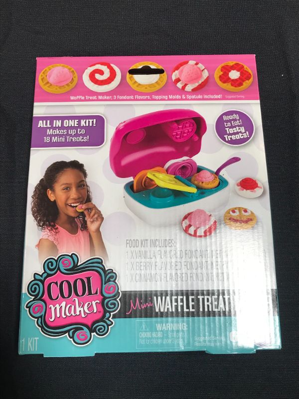 Photo 2 of Cool Maker – All in One Food Craft Kit – Mini Waffle Treat Maker
