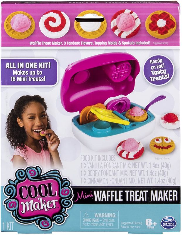 Photo 1 of Cool Maker – All in One Food Craft Kit – Mini Waffle Treat Maker
