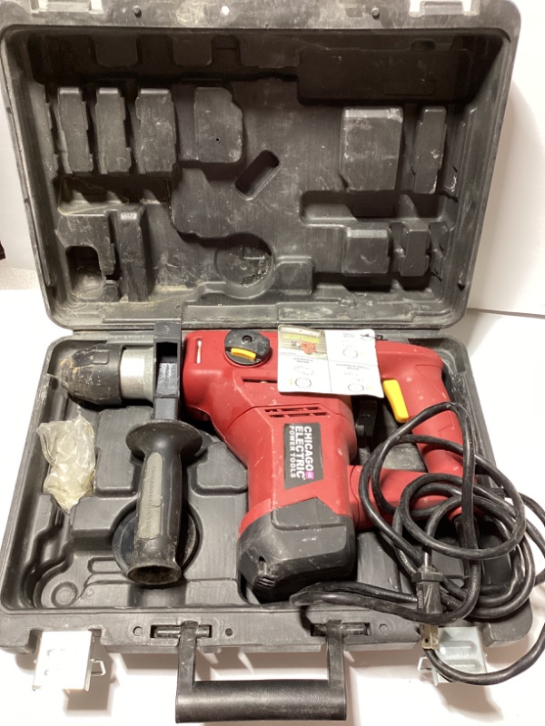 Photo 2 of CHICAGO ELECTRIC 1&1/8” VARIABLE SPEED ROTARY HAMMER