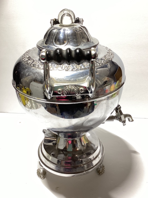 Photo 3 of VINTAGE COFFEE URN LA BELLE SILVER CO INC BROOKLYN NY