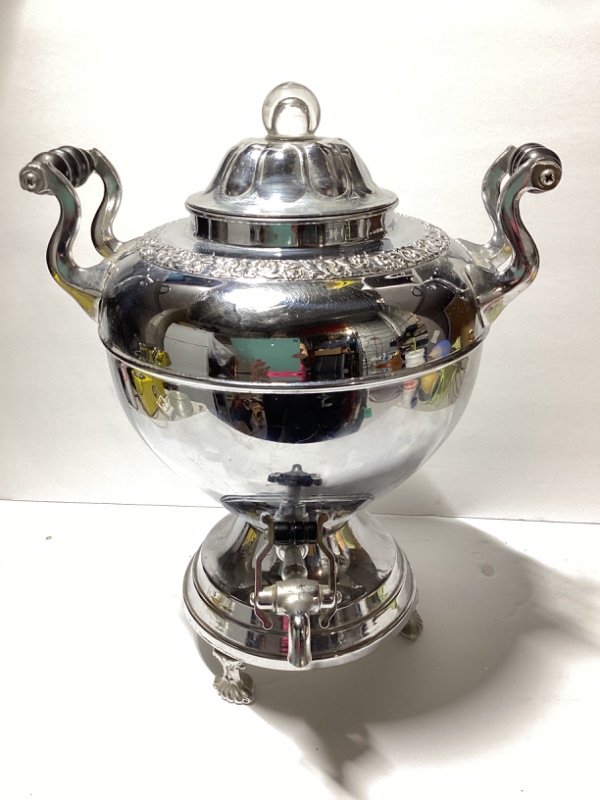 Photo 1 of VINTAGE COFFEE URN LA BELLE SILVER CO INC BROOKLYN NY