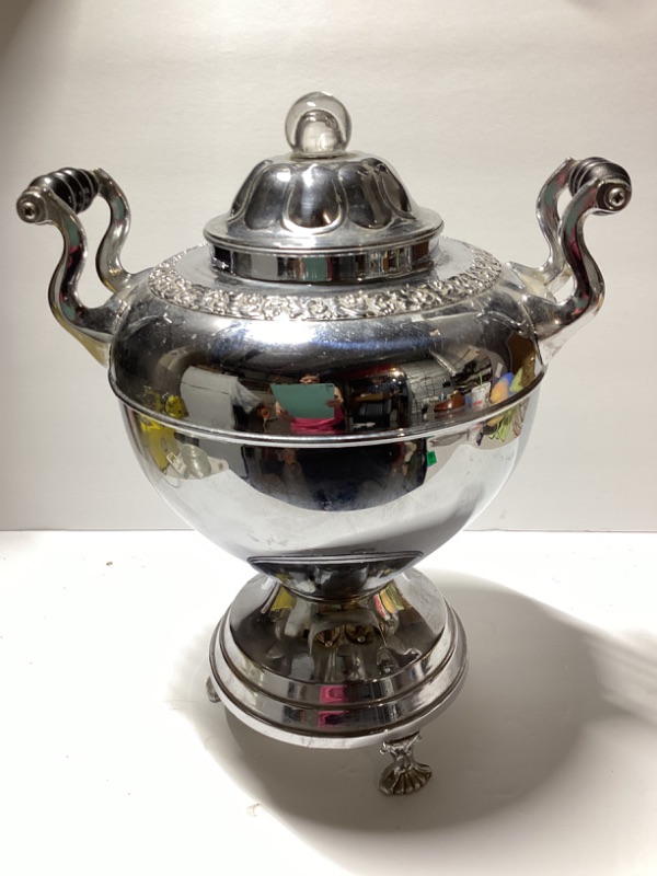 Photo 2 of VINTAGE COFFEE URN LA BELLE SILVER CO INC BROOKLYN NY