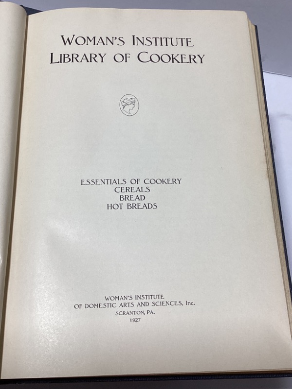 Photo 2 of VINTAGE WOMENS INSTITUTE OF COOKERY & ESSENTIALS OF TAILORING
BOOKS