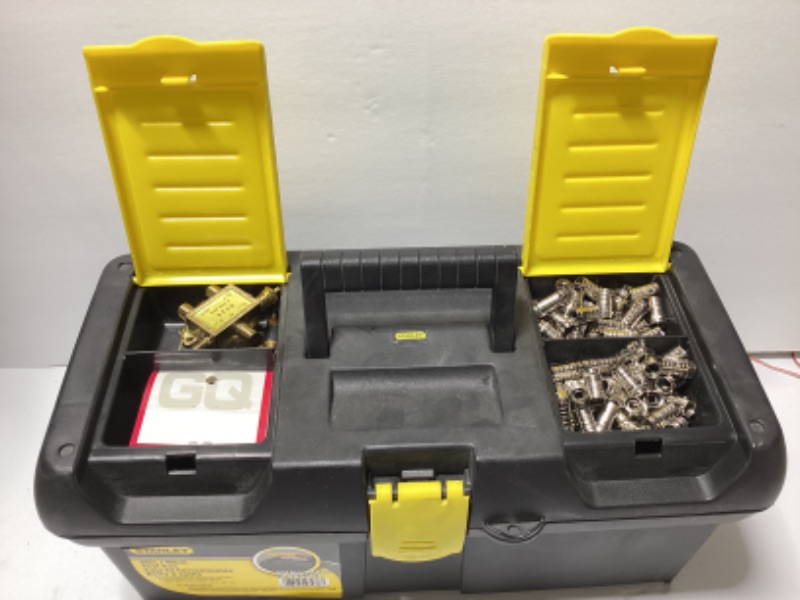 Photo 3 of STANLEY TOOL BOX WITH ASSORTED TOOLS & ACCESSORIES