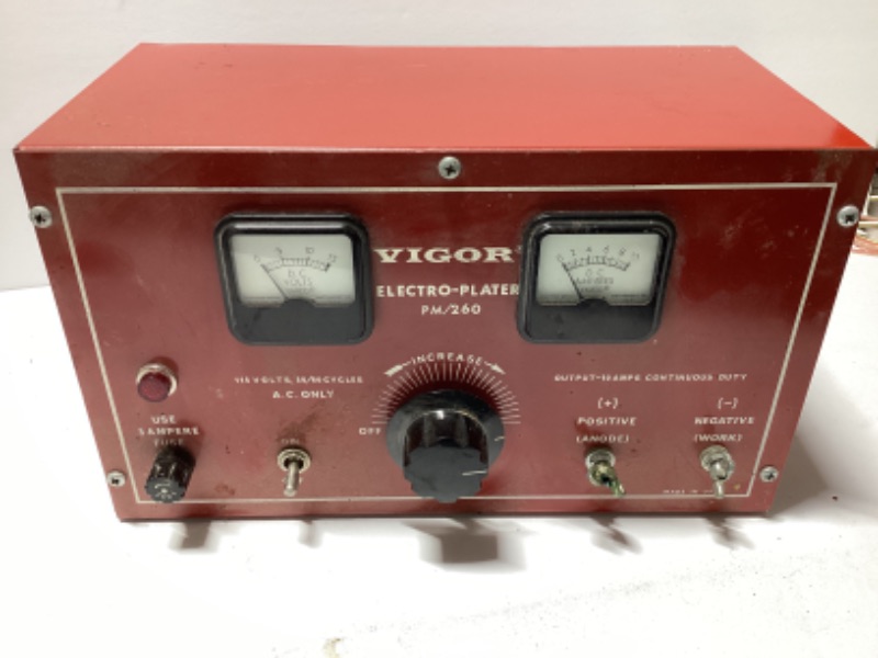 Photo 1 of VIGOR ELECTRO-PLATER 
PM 260 - MADE IN USA