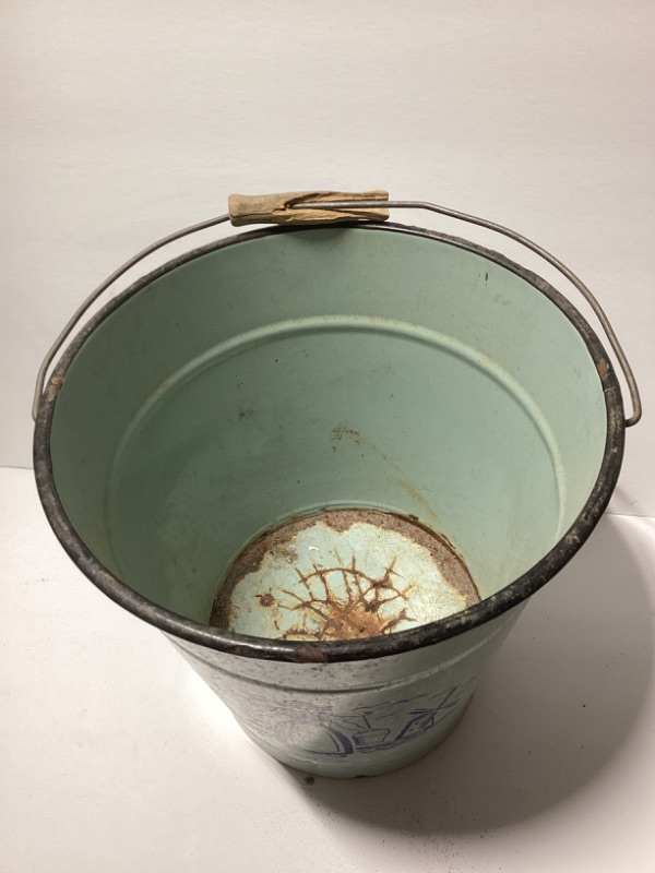 Photo 5 of ANTIQUE DUTCH GIRL SAND BUCKET