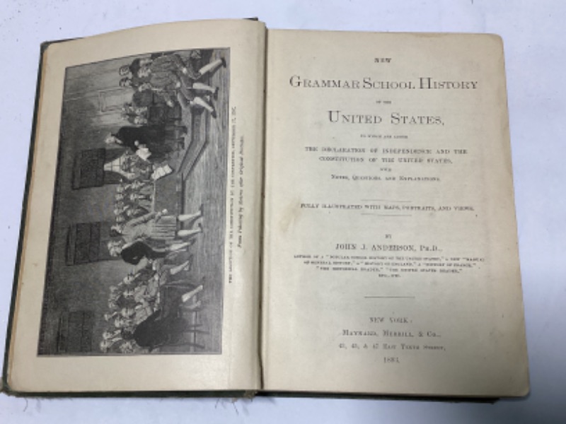 Photo 3 of GRAMMER SCHOOL HISTORY OF THE UNITED STATES BY JOHN J ANDERSON

VERY OLD