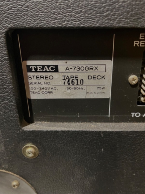 Photo 2 of TEAC 2TRAFK MASTER RECORDER 2T 