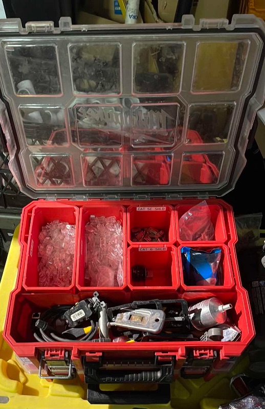 Photo 1 of MILWAUKEE STORAGE BINS