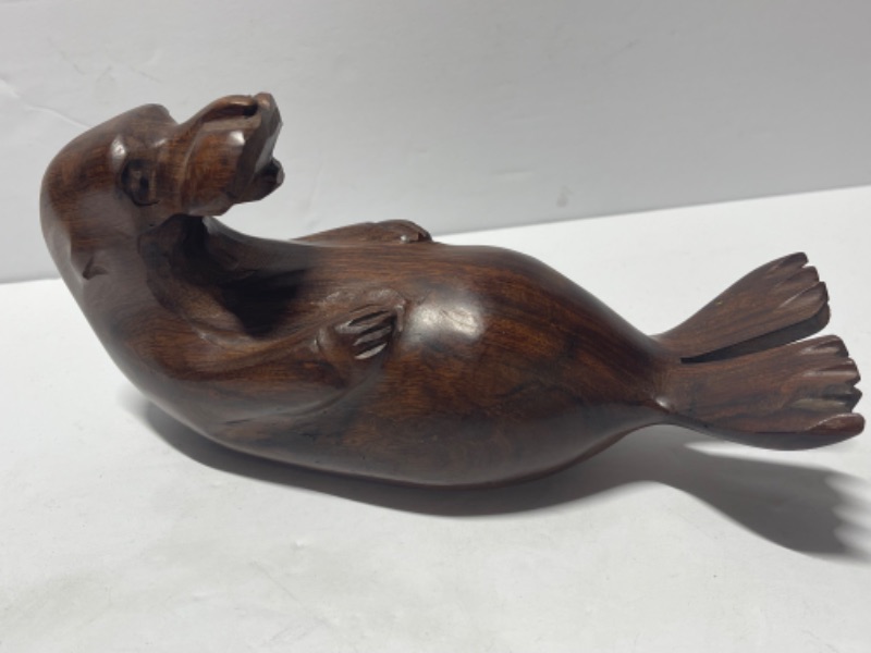 Photo 1 of SEA LION IRONWOOD SCULPTURE 12” LONG