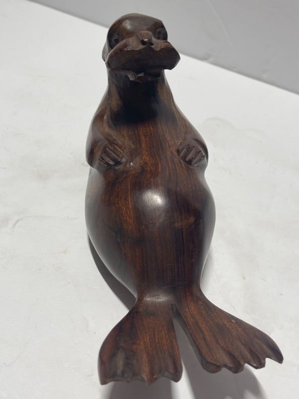 Photo 3 of SEA LION IRONWOOD SCULPTURE 12” LONG