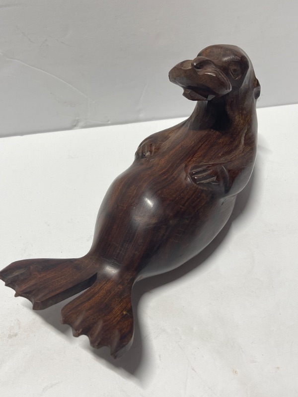 Photo 5 of SEA LION IRONWOOD SCULPTURE 12” LONG