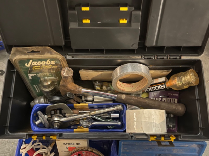 Photo 4 of TOOL BOX WITH MISCELLANEOUS TOOLS