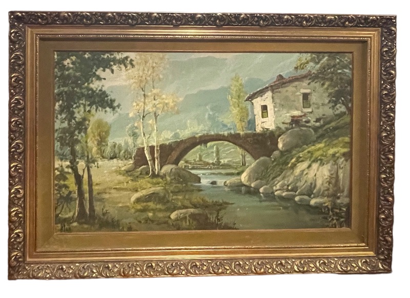 Photo 1 of ARTIST SIGNED FRAMED OIL ON CANVAS