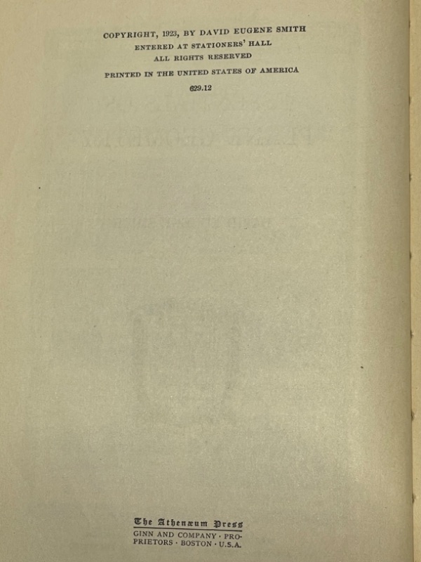 Photo 3 of ANTIQUE BOOK 1923 FIRST EDITION ESSENTIALS OF PLANE GEOMETRY