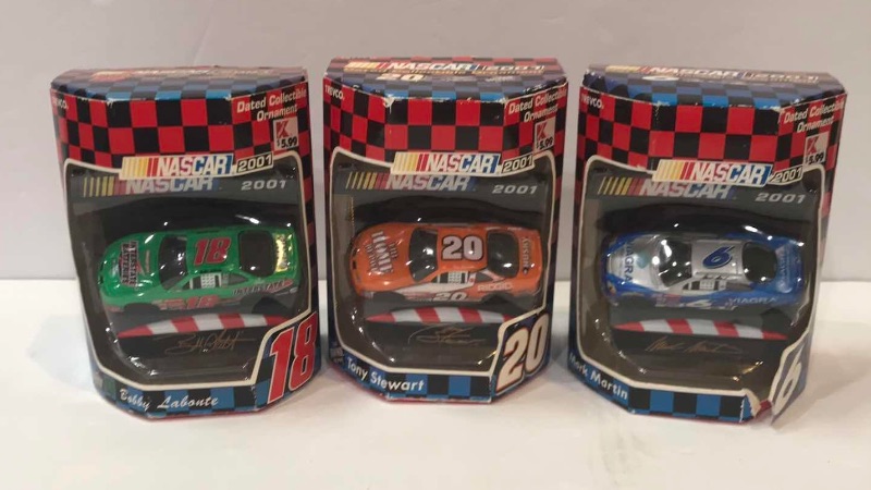 Photo 1 of NASCAR 2001 COLLECTABLE ORNAMENTS