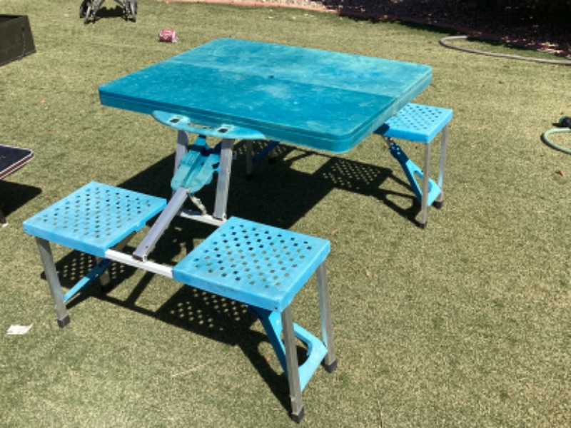 Photo 1 of PORTABLE FOLD UP PICNIC TABLE