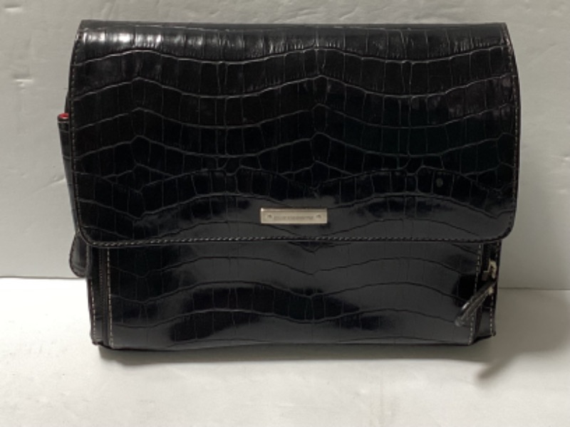 Photo 2 of LIZ CLAIBORNE BLACK TEXTURED HANDBAG/ SHOULDER BAG NIP